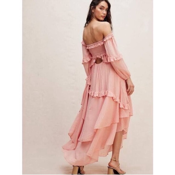 Spell Clementine Mermaid Maxi Dress Sz Large - Picture 3 of 16